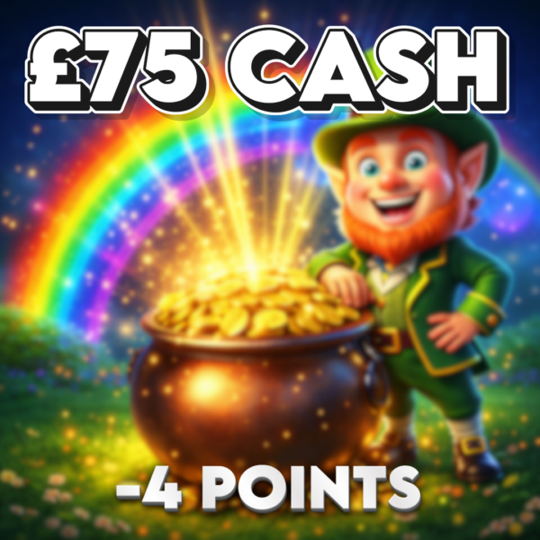 Empty Cauldron | £75.00 Cash | -4 Points