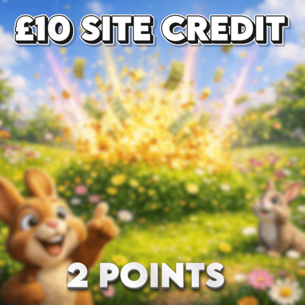 £10.00 Site Credit | 2 Points