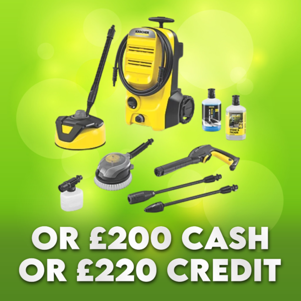 Karcher K4 Home & Car Pressure Washer Bundle OR £200