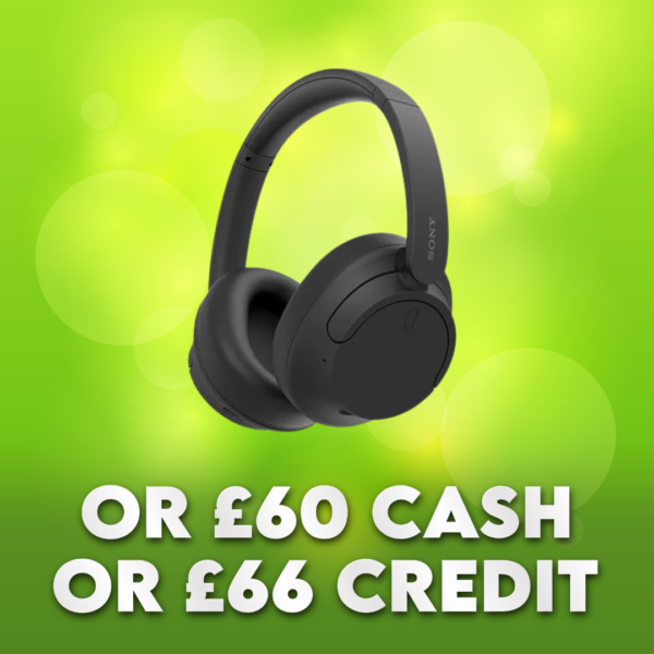 Sony WH-CH720N Over-Ear NC Wireless Headphones - Black OR £60