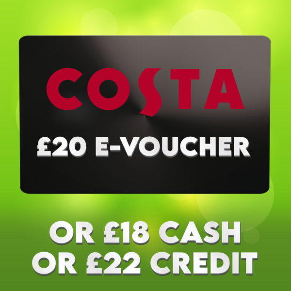 £20 Costa E-Voucher OR £18