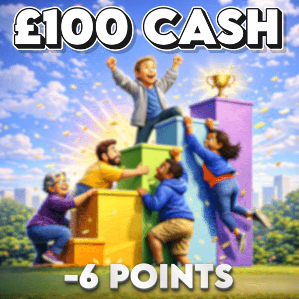 £100 Cash | -6 Points