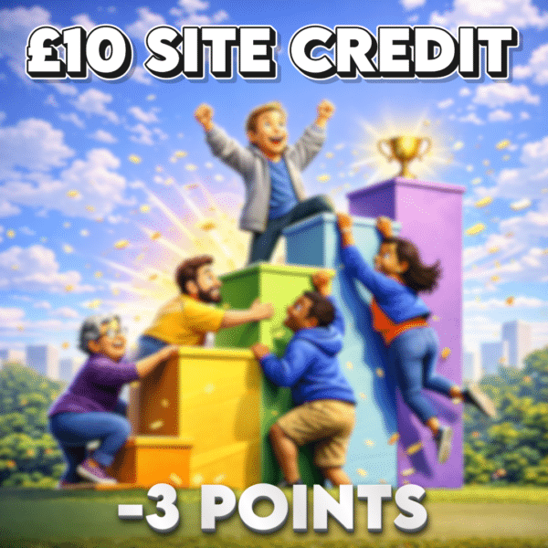 £10 Site Credit | -3 Points