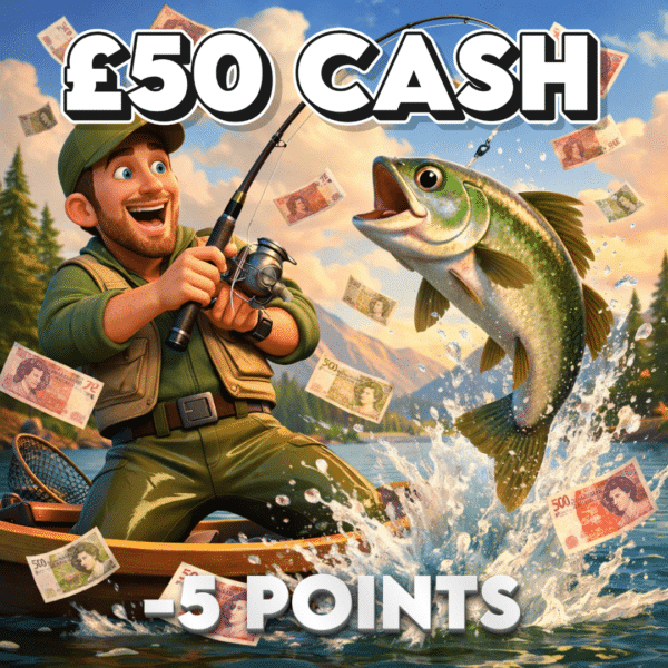 £50 Cash | -5 Points