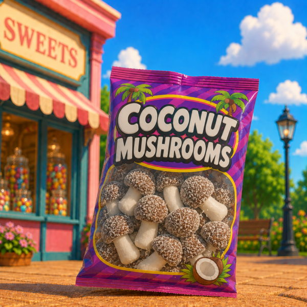 Coconut Mushrooms | -7 Points | £50 Cash