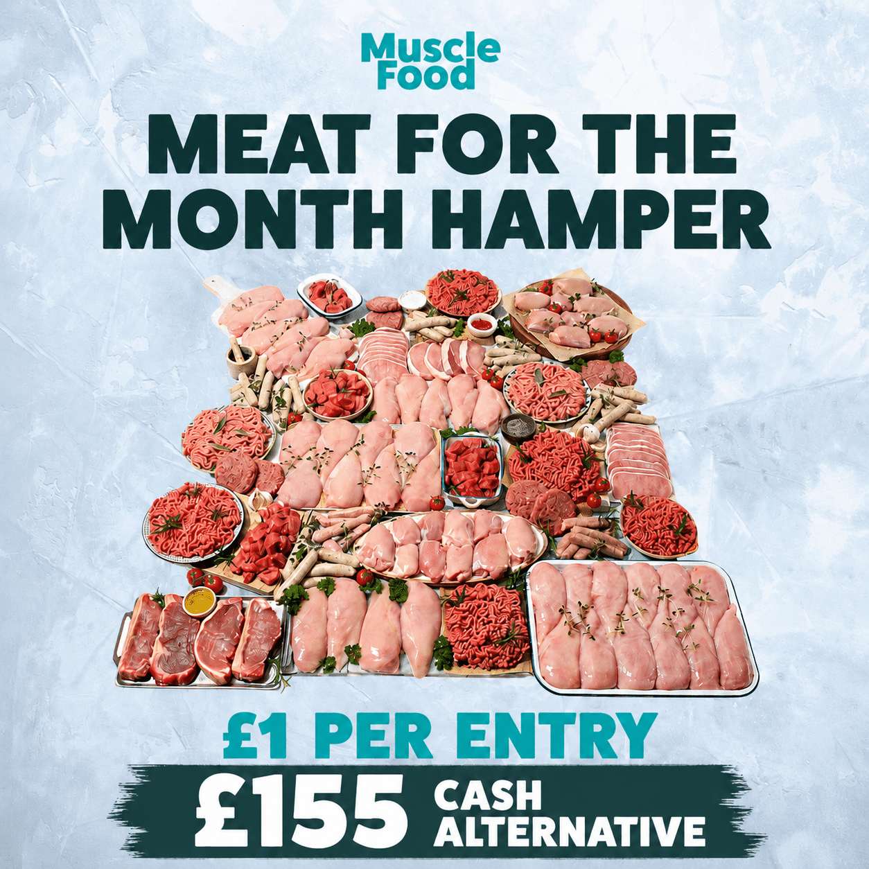 Musclefood Meat For The Month Hamper OR £155