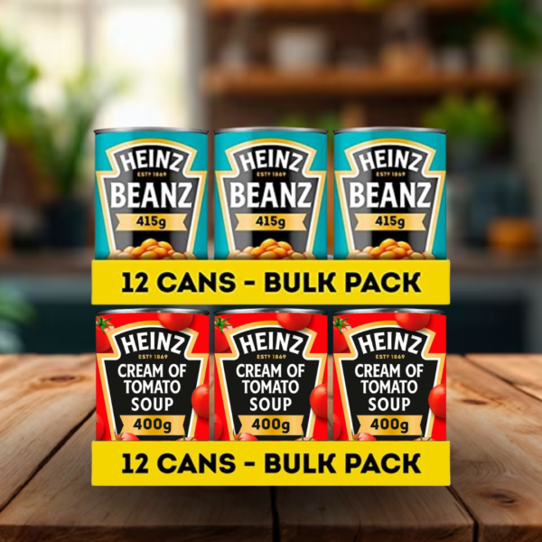 Heinz Beans & Soup Mega Bundle (12 Cans / 12 Cans)