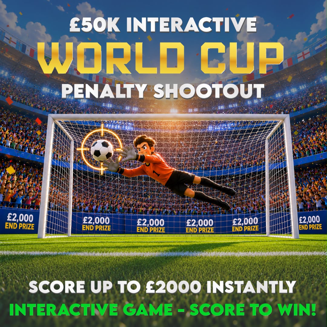 £50K WORLD CUP PENALTY SHOOT OUT