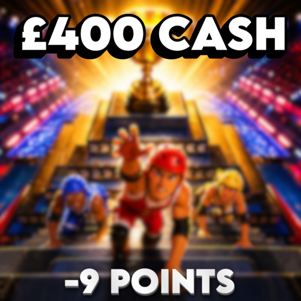 £400 Cash | -9 Points