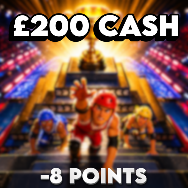 £200 Cash | -8 Points