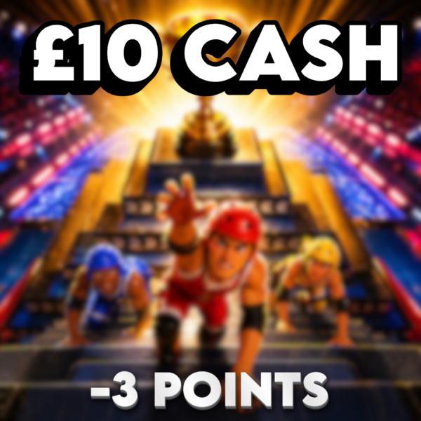 £10 Cash | -3 Points