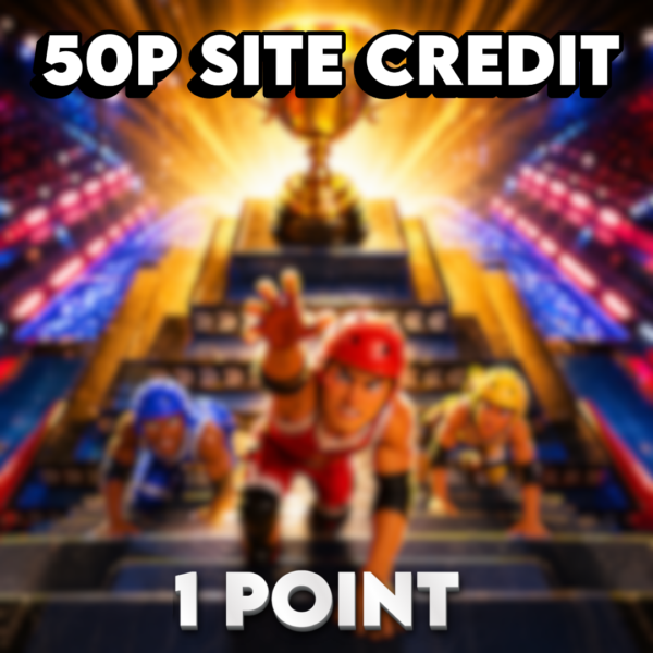 £0.50 Site Credit | 1 Point