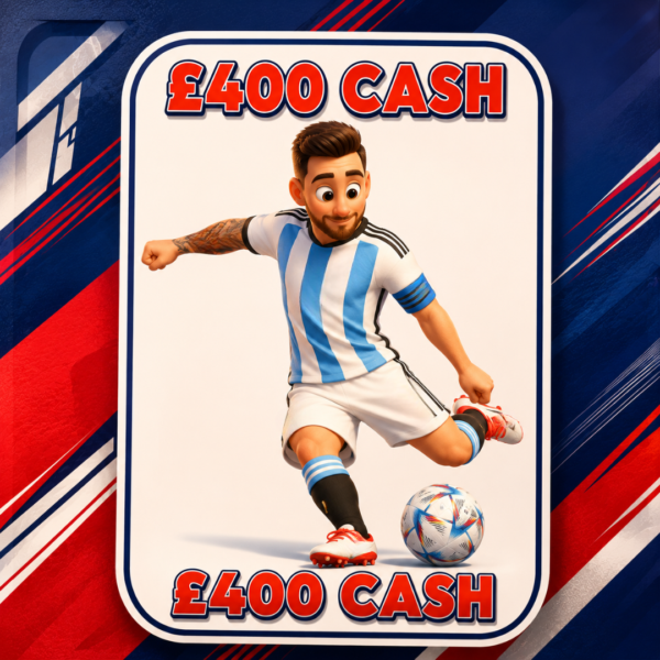 £400 Cash | Lionel Messi