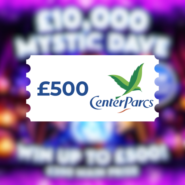 £500 Centre Parcs Voucher