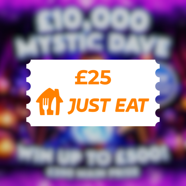 £25 Just Eat E-Voucher or £20 Cash