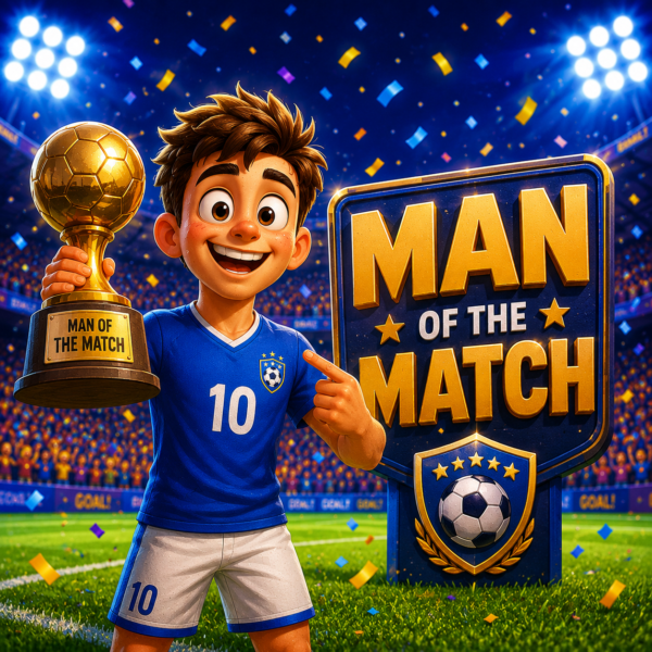Man of the match | 9 Points | £150 Cash