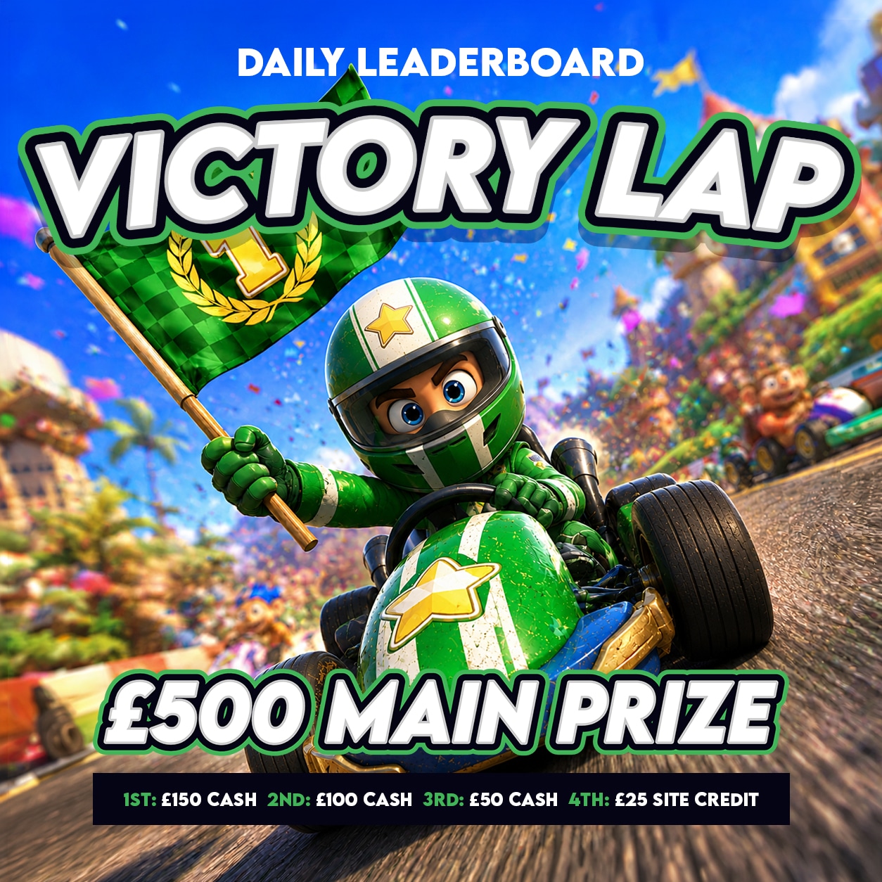 Victory Lap Leaderboard – £500 Main Prize