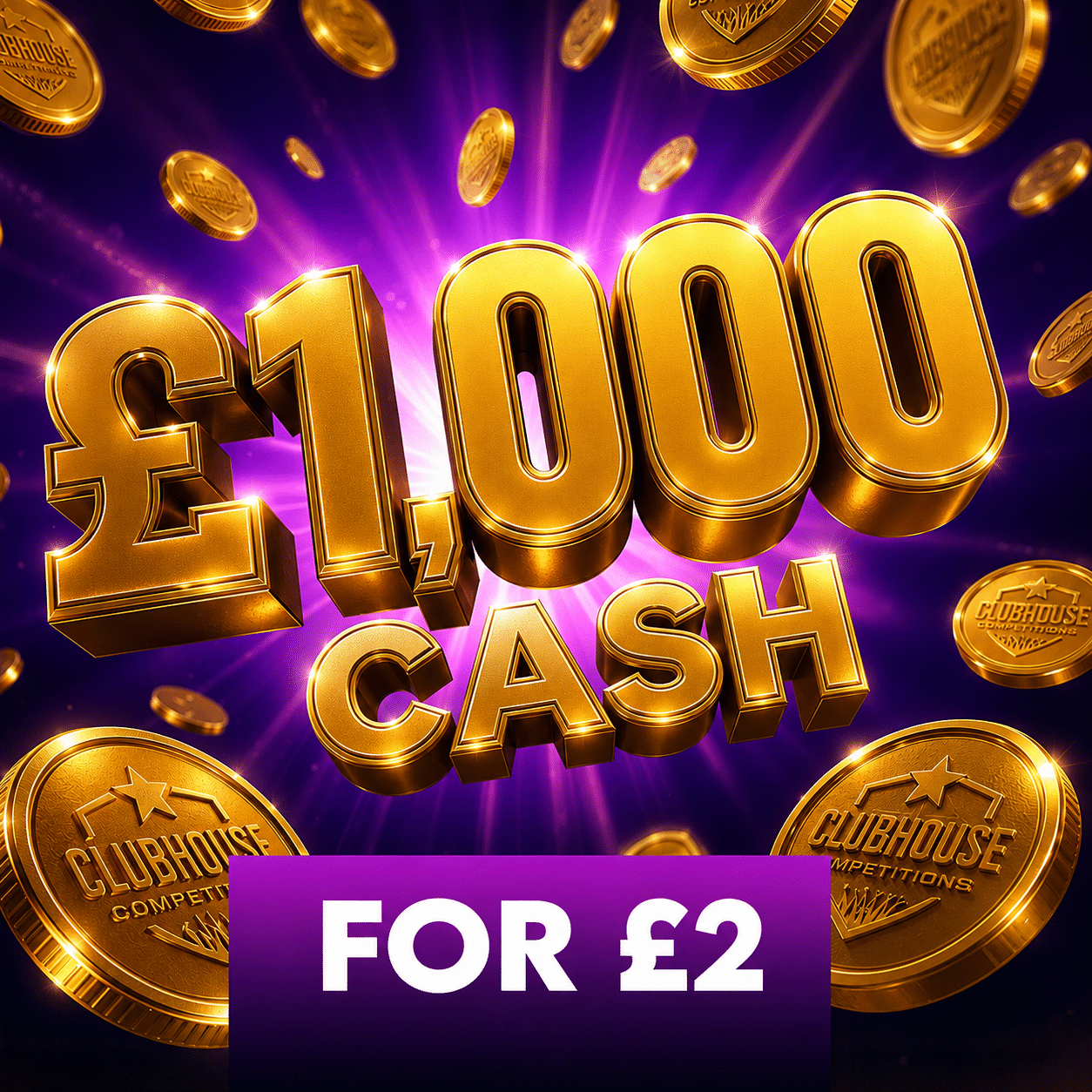 £1,000 Cash