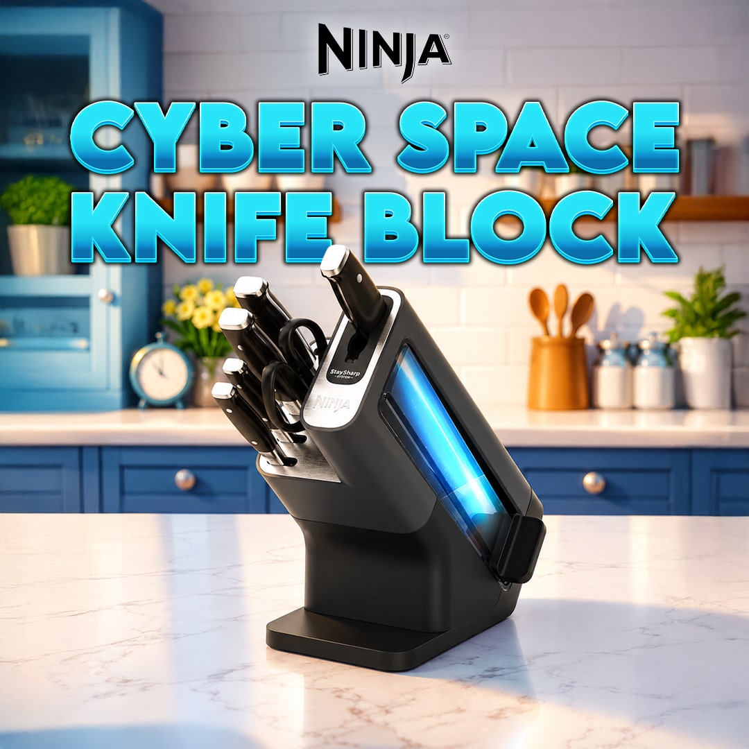 Ninja Cyber Space Knife Block