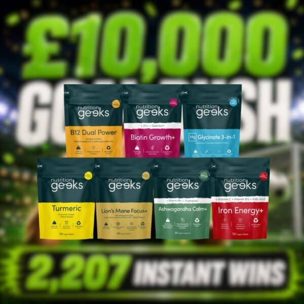 Nutrition Geeks "Welcome Bundle" or £50 Cash