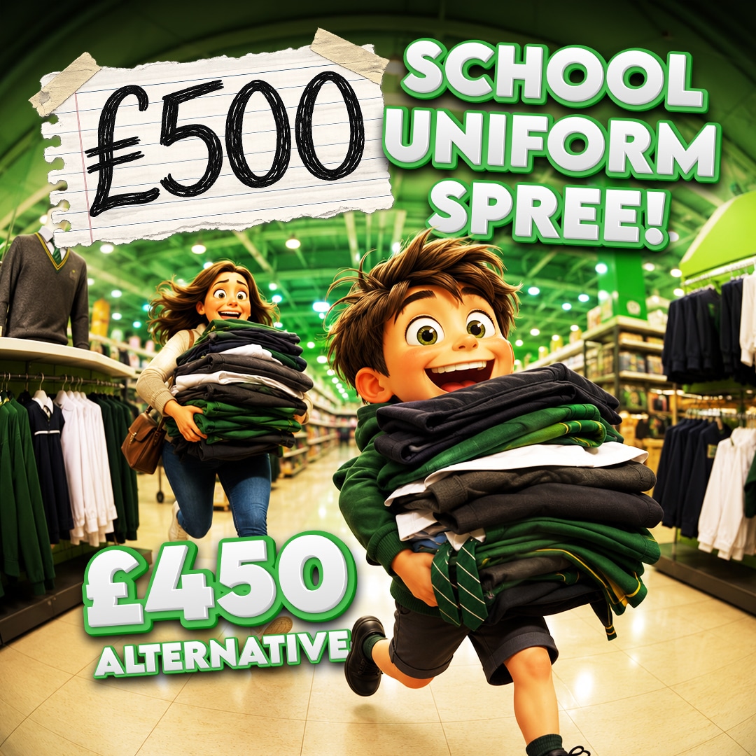 £500 School Uniform Spree OR £450