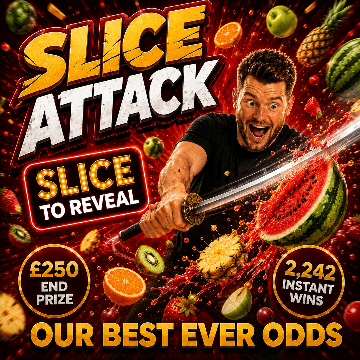 Slice Attack (£250 End Prize)