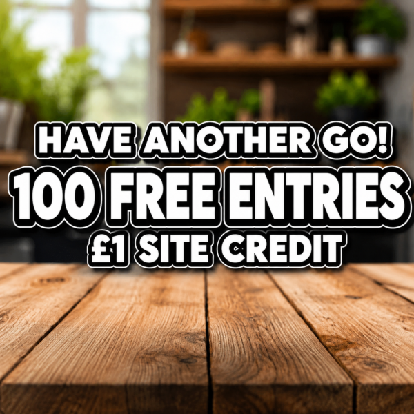 100 x Free Entries: £1 Site Credit