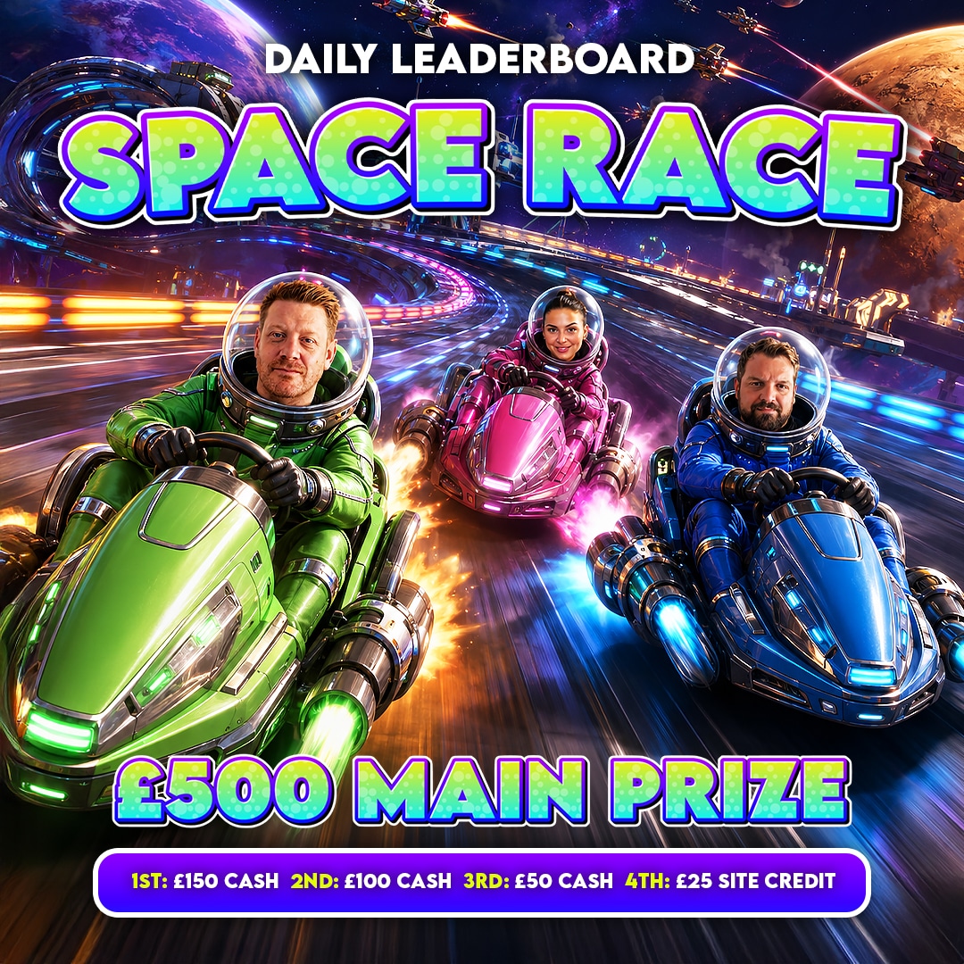 Space Race Leaderboard – £500 Main Prize