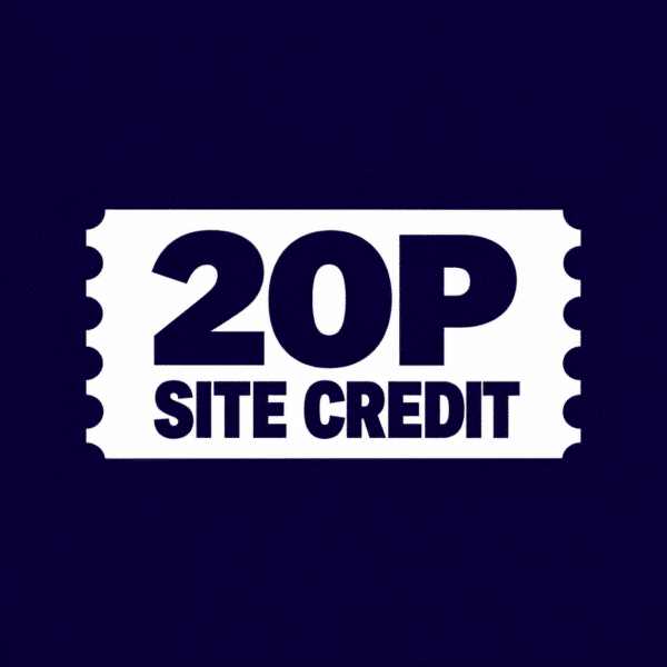 20p Site Credit
