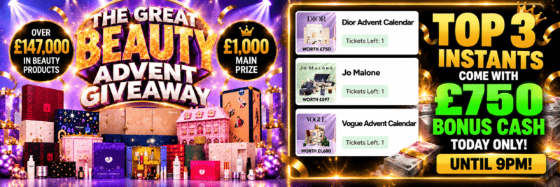 THE GREAT BEAUTY ADVENT GIVEAWAY (£1,000 Main Prize)