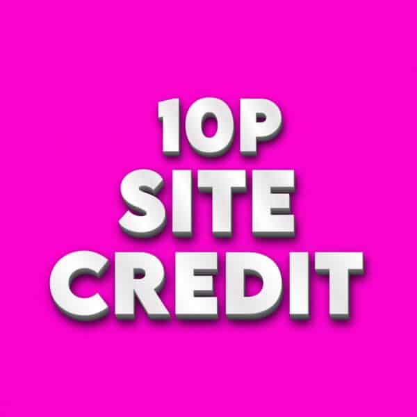 10p Site Credit