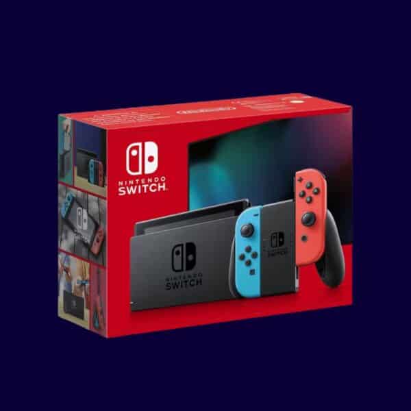 Switch 1.1 32GB Console with Joy-Con, Neon Red/Blue OR £225 Cash