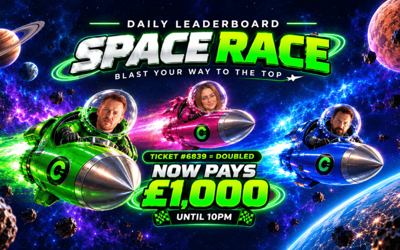 Space Race Leaderboard - £500 Main Prize