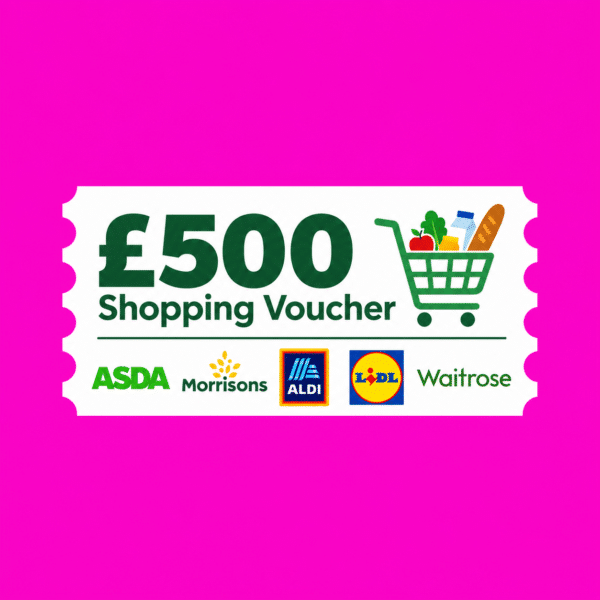 £500 Shopping Voucher or £450 Cash