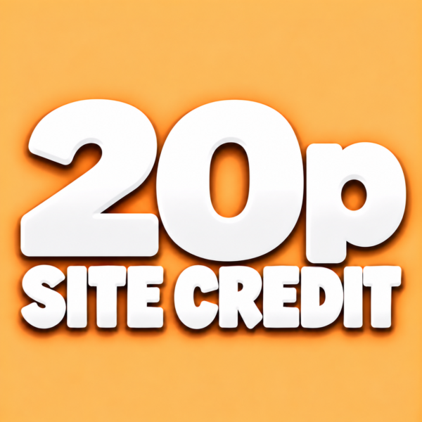 £0.20 Site Credit