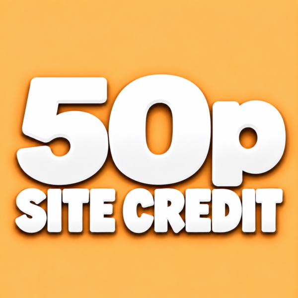 £0.50 Site Credit