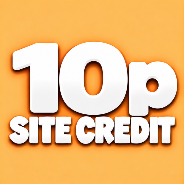£0.10 Site Credit