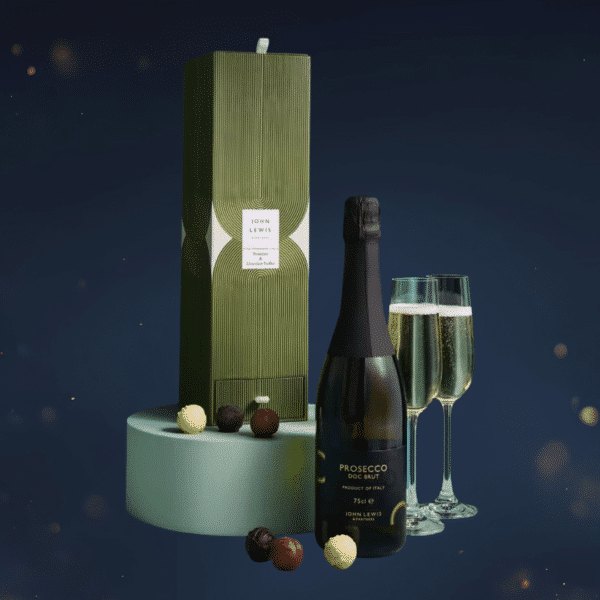 John Lewis Prosecco & Chocolate Gift Box Or £20