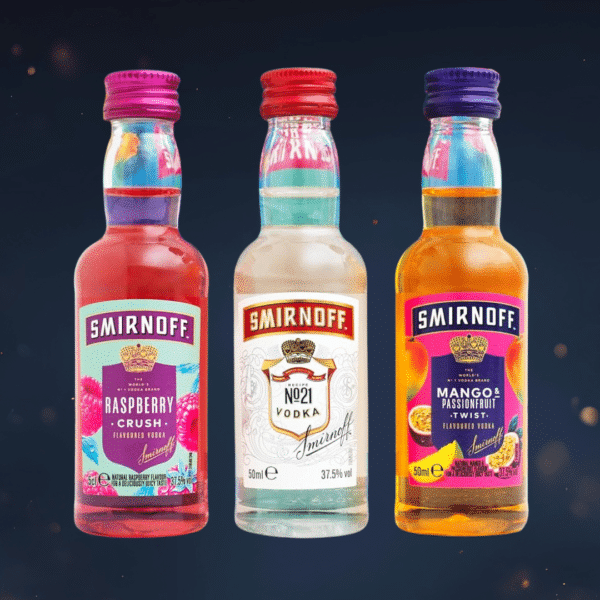 Smirnoff Flavoured Vodka Gift Set, 3 x 5 cl Or £8