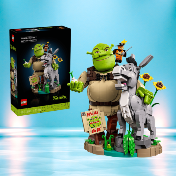 Lego Shrek, Donkey & Puss in Boots Or £90