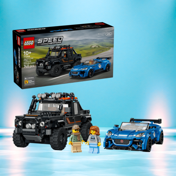 Lego Jaguar Project 7 & Land Rover Defender Or £40