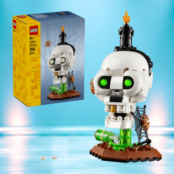 Lego Halloween Skull Candle Or £15