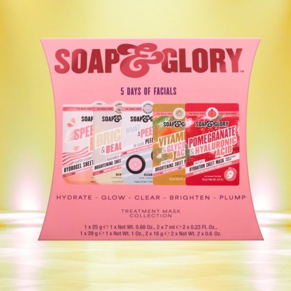 Soap & Glory 5 Days Of Facials Face Mask Gift Set offer Soap & Glory 5 Days Of Facials Face Mask Gift Set Or £10