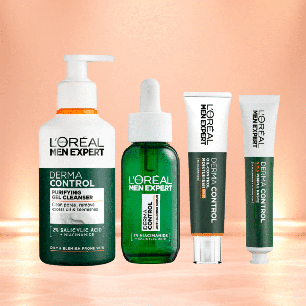 L'Oréal Paris Men Expert Derma Control Routine Bundle Or £46
