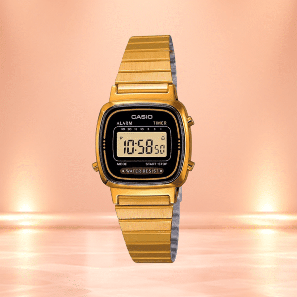 Casio Gold Coloured Stainless Steel Bracelet Watch Or £28
