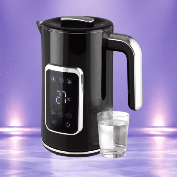 HOMCOM 1.7L Electric Kettle with LED Display and Adjustable Temperature - Black Or £28