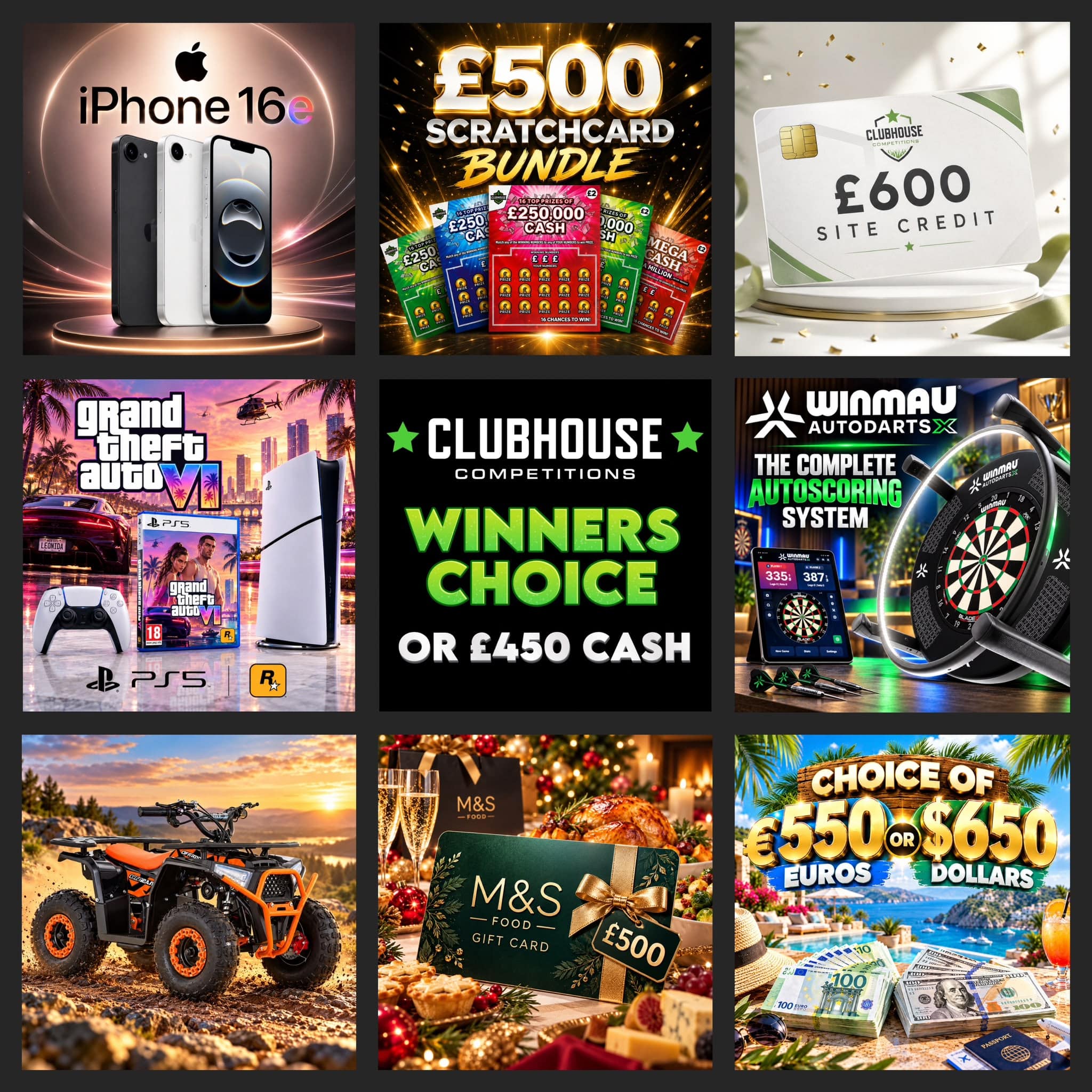 Winners Choice OR £450 CASH