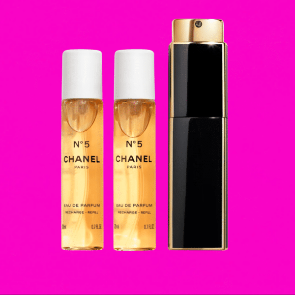 N°5 Chanel TWIST AND SPRAY REFILLABLE BOTTLE – EAU DE PARFUM or £108