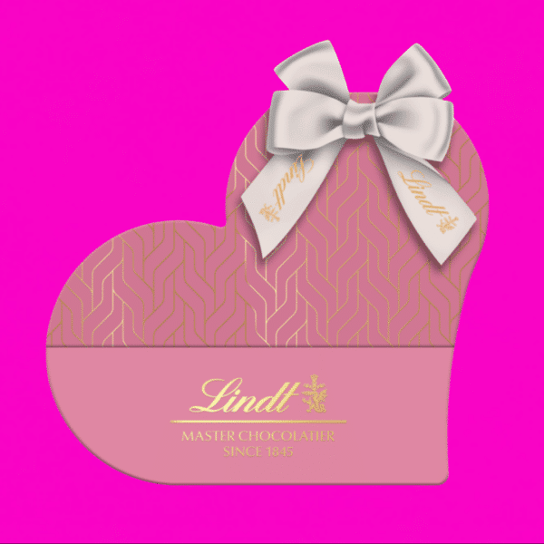Lindt Pick & Mix Pink Heart Box 400g Or £20