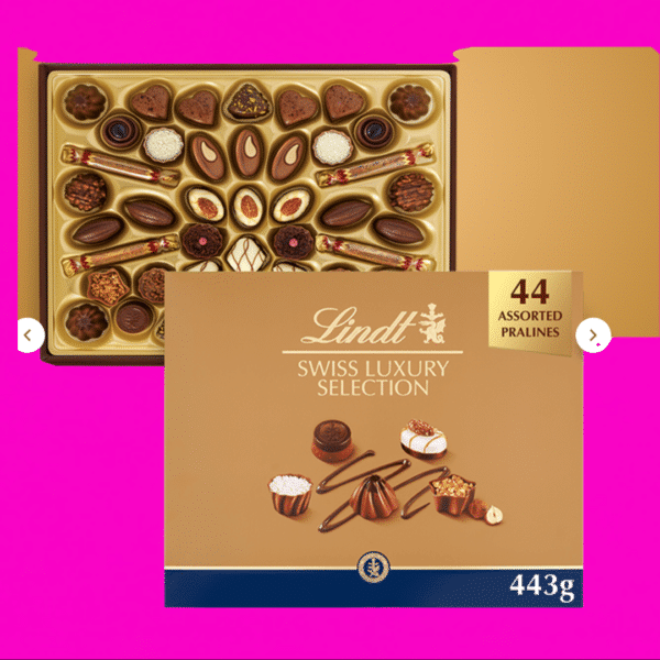 Lindt SWISS LUXURY SELECTION Chocolate Box 443g Or £20